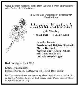 RHA 24/26 Trauer Hanna Karbach