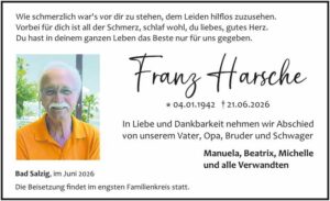RHA 26/26 Trauer Franz Harsche