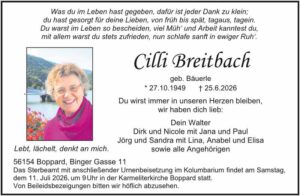 RHA 27/26 Trauer Cilli Breitbach
