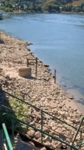 Niedrigwasser am Mittelrhein - Boppard