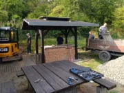 Verschönerungsarbeiten an der VVV-Grillhütte VVV-Grillhütte Bad Salzig