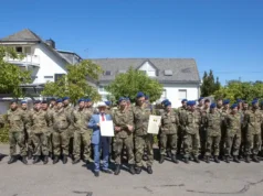 Feierlicher Appell in Oppenhausen Stadt Boppard - Patenschaftsappell in Oppenhausen