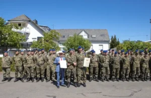 Feierlicher Appell in Oppenhausen Stadt Boppard - Patenschaftsappell in Oppenhausen