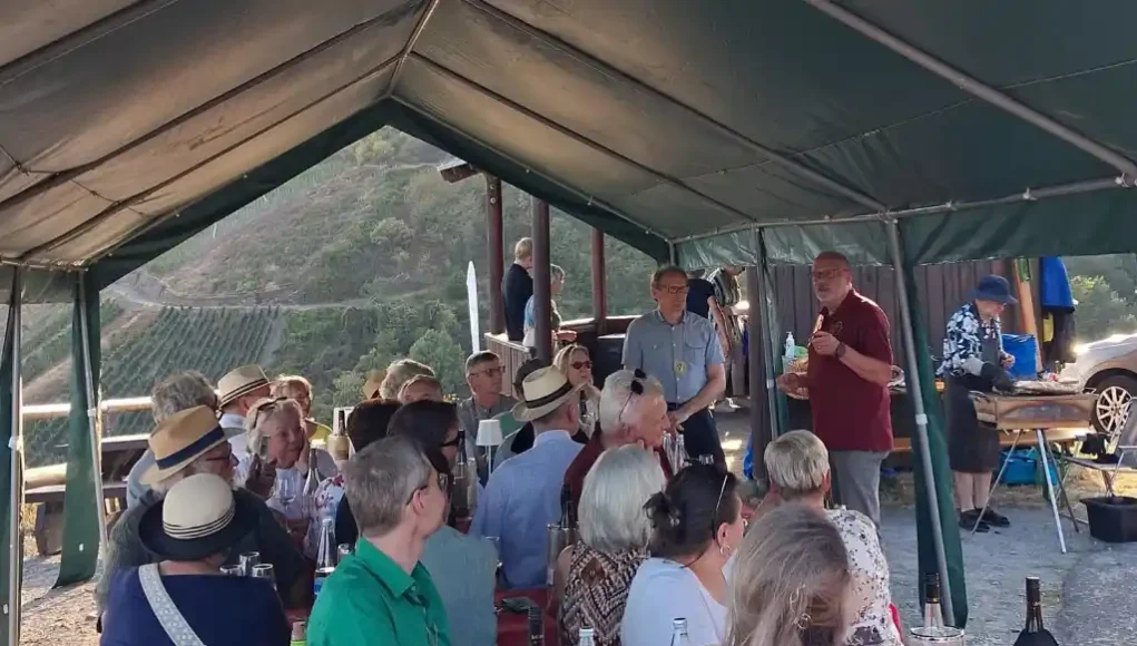 Weinkollegium Boppard an der Mandelsteinhütte