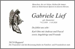 RHA 38/26 Trauer Gabriele Lief
