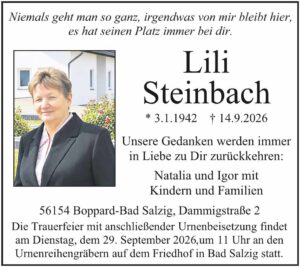 RHA 39/26 Lili Steinbach