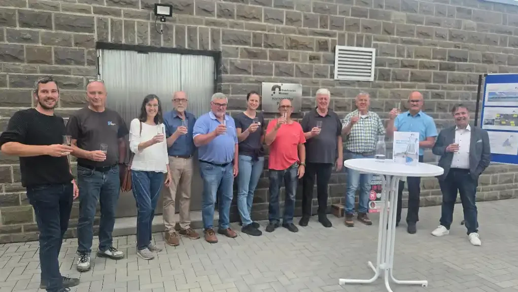 Austausch am Hochbehälter Proffen Austausch am Hochbehälter Proffen