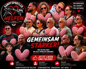 Kampfsportler helfen – gemeinsam für den guten Zweck