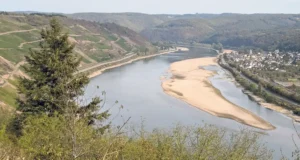 Niedrigwasser am Mittelrhein