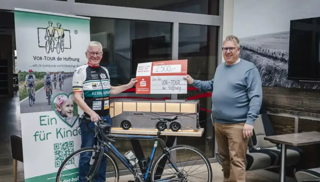 Firma Bohr spendet an Vour-Tour der Hoffnung