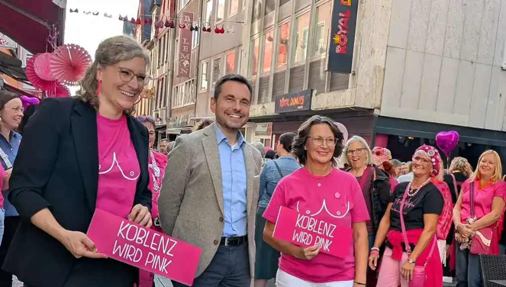 Koblenz wird pink Koblenz wird pink