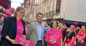 Koblenz wird pink