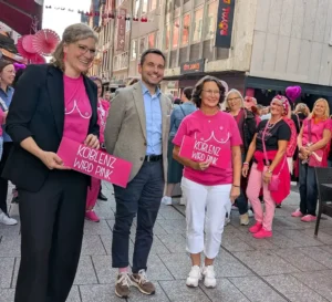 Koblenz wird pink