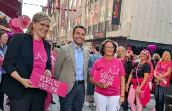 Koblenz wird pink