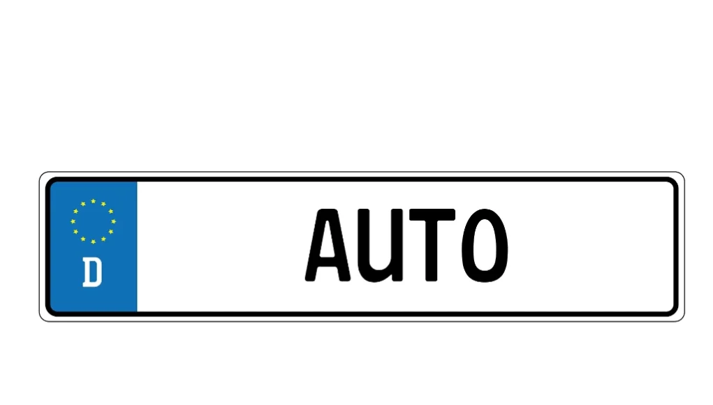 Autokennzeichen