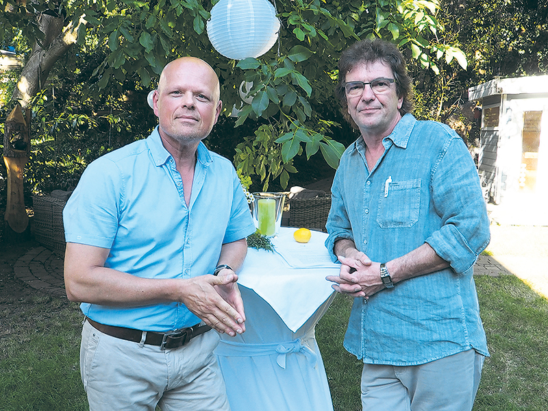 Die beiden Gründer der Stiftung: Dr. med. Ingo Hannes und Jörg-Peter Mallman