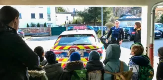 Vorschulkinder der Kita Weiler besuchen die Polizei Boppard